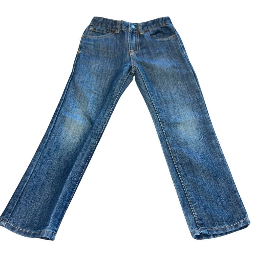 Lucky Brand Boys Billy Straight Jeans Size 7 Medium Wash Denim